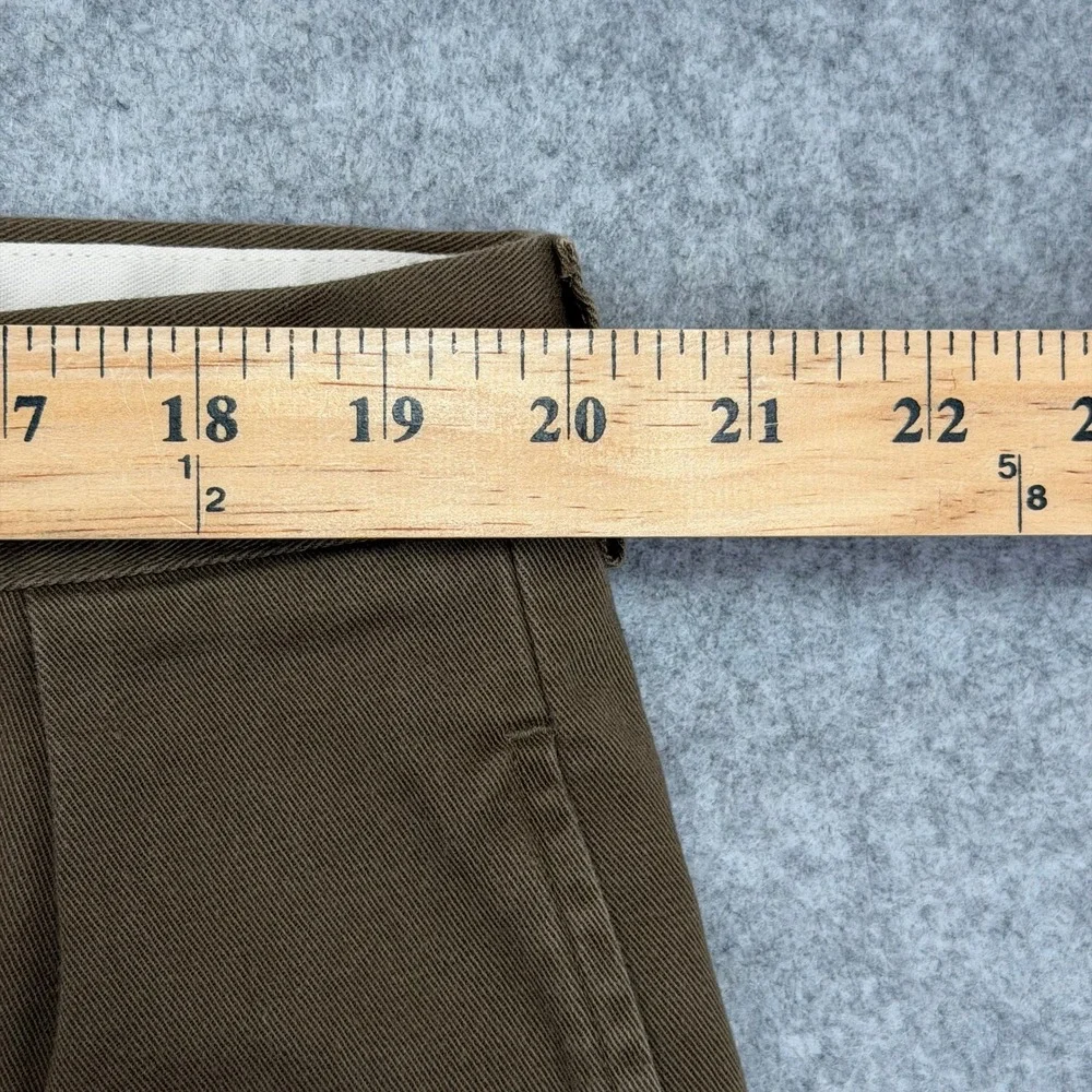 Vintage Polo Ralph Lauren Andrew Pant Mens 40x30 Brown Pleated Deadstock NWT